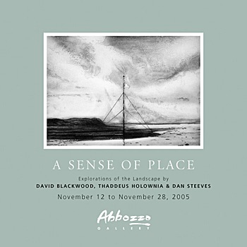 A Sense of Place (catalogue cover)