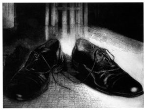 Noble’s Shoes | intaglio prints by Dan Steeves